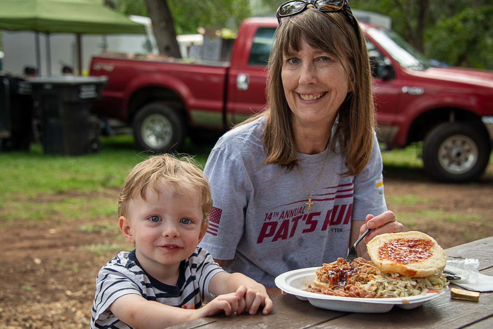 2019 WM Sheriff's Posse BBQ-Irwin & grandson